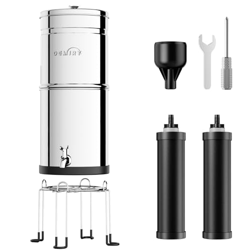 2.25 Gallon Gravity Water Filter System with 2 Filters