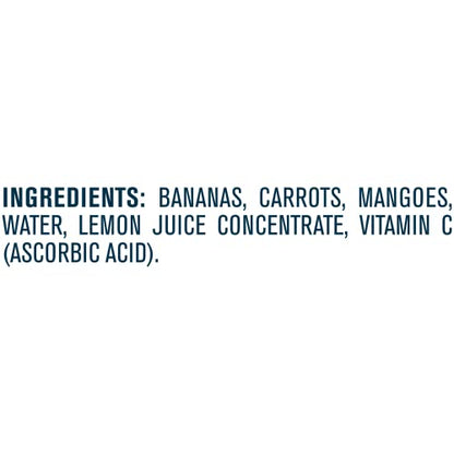 Gerber Banana, Carrot & Mango Baby Food Tubs
