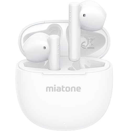 Wireless Bluetooth 5.3 Earbuds, 50H Playtime, Microphone