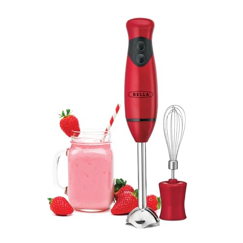 BELLA 250W 2-Speed Hand Immersion Blender with Whisk