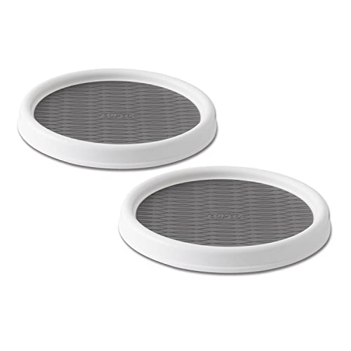 2 Pack Lazy Susan Turntable Non-Skid Organizer 9 Inch