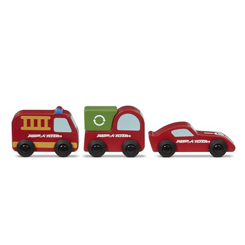 Radio Flyer Delivery Van Ride On Toy for Kids, Red Toddler Ride on Toy for Ages 2+