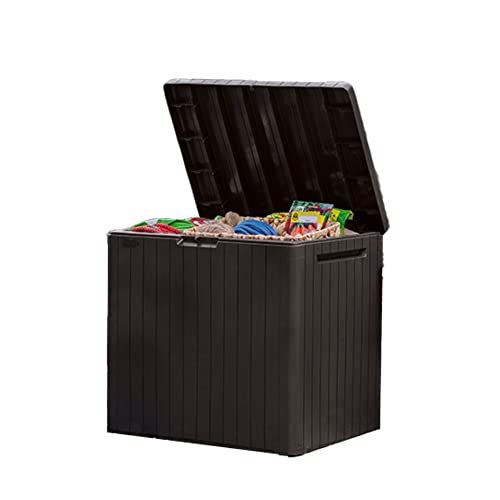 30 Gallon Keter Outdoor Storage Box and Side Table