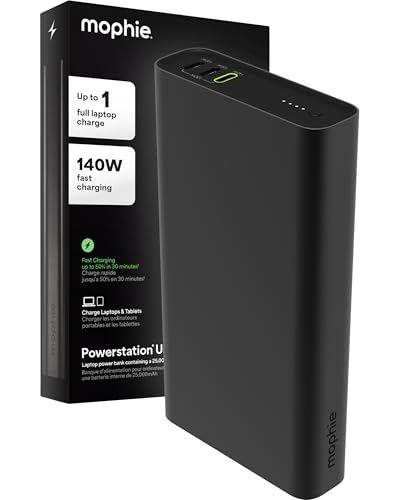 mophie 25000mAh 140W Fast Charging Power Bank
