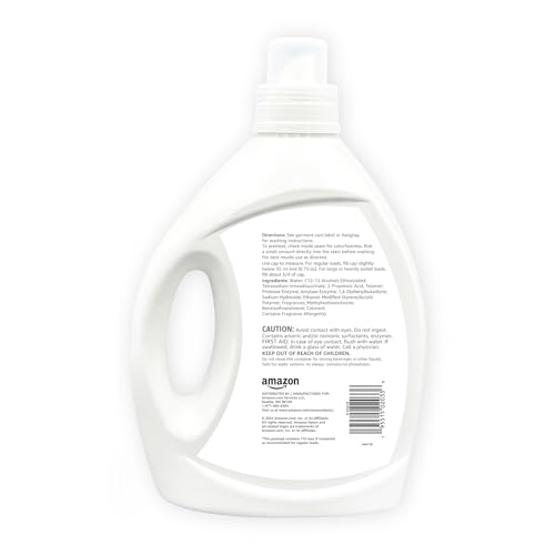 110 Loads Amazon Basics Laundry Detergent Liquid
