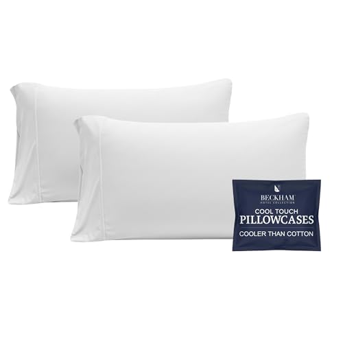 2 Pack Cooling Moisture-Wicking Pillowcases Standard/Queen