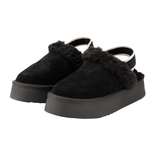 Faux Fur Lined Non-Slip Winter House Slippers