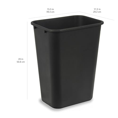 Amazon Basics 10 Gallon Rectangular Trash Can