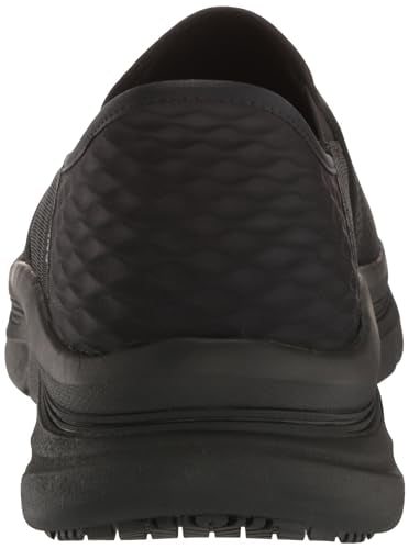 Skechers Men's Hands Free Slip-Ins D'Lux Walker SR Joden Health Care Professional Shoe, Black, 9.5