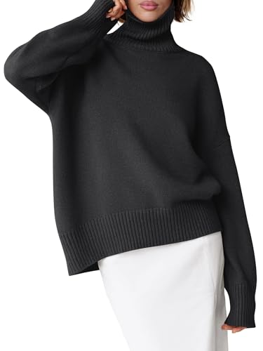 ANRABESS Turtleneck Oversized Knit Sweater