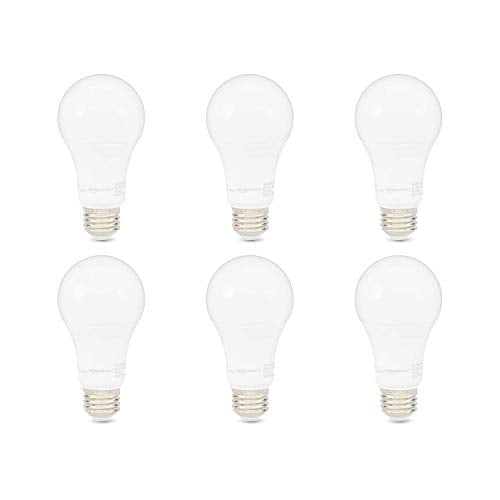 6 Pack Amazon Basics 100W Equivalent LED Bulbs