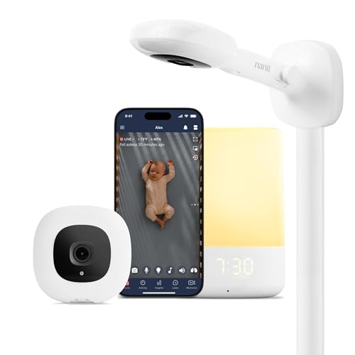 Nanit 1080p Smart Baby Monitor with Wall Mount