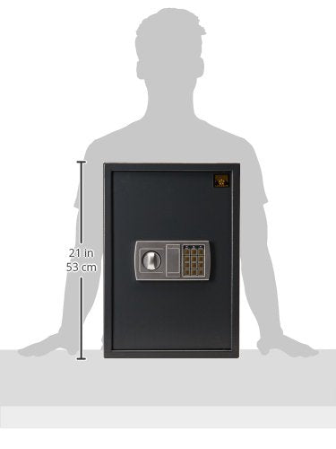 Compact Steel Safe Box for Money and Jewelry