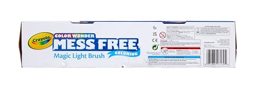 Crayola Color Wonder Magic Light Brush, Mess Free Painting, Gift for Kids, 3, 4, 5, 6