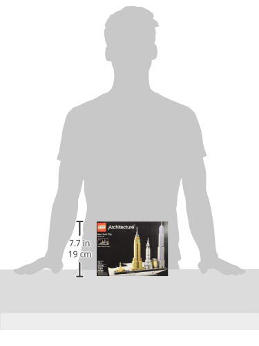 LEGO Architecture New York City 21028, Build It Yourself New York Skyline Model Kit for Adults and Kids (598 Pieces),Multicolor