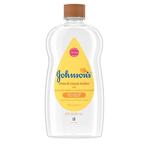 Johnson's Baby Shea Cocoa Butter Mineral Baby Oil 20oz