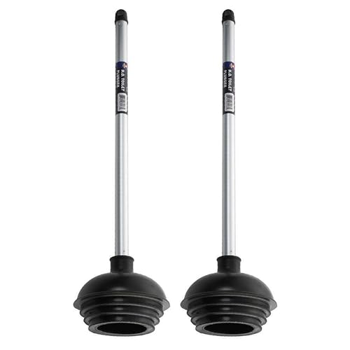 2 Pack NEIKO Heavy Duty Toilet Plungers