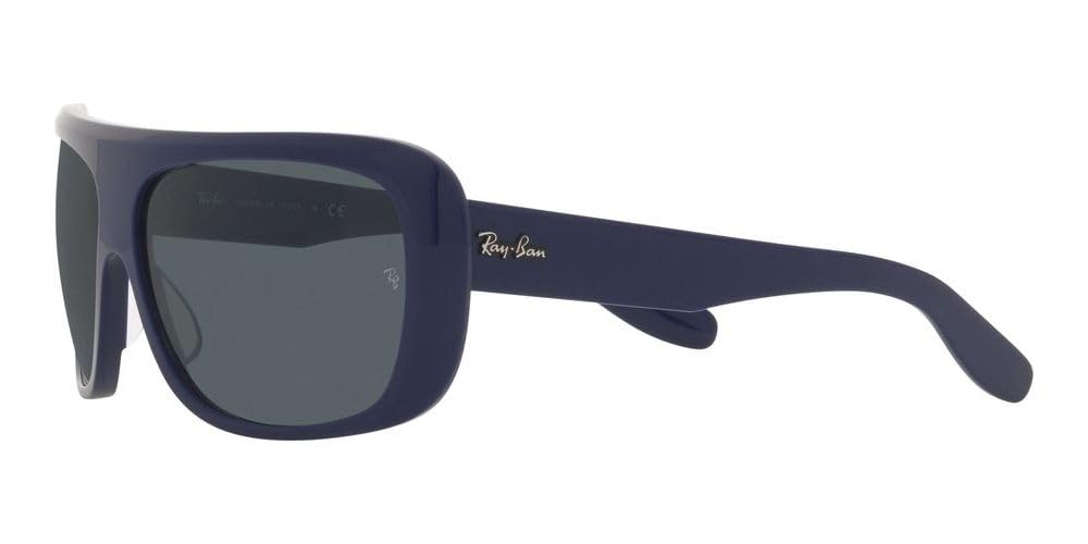 Ray-Ban RB2196 Blair Rectangular Sunglasses, Blue/Blue, 61 mm