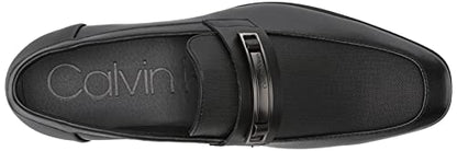 Calvin Klein Men's Black Leather Loafers