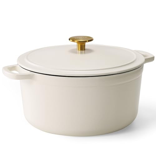 5QT Enameled Cast Iron Dutch Oven Pot with Lid