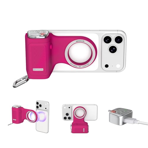 Magnetic iPhone Camera Grip with Detachable Remote