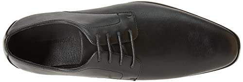 Amazon Essentials Men's Derby Shoe, Black, 10