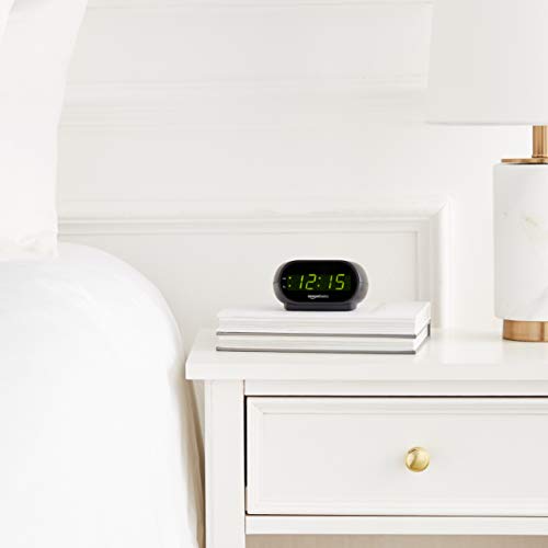 Digital Oval Alarm Clock with LED Display
