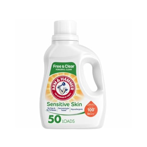 Arm & Hammer Sensitive Skin Free & Clear Detergent 50oz