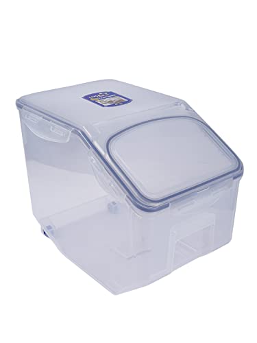 LocknLock 50.72-Cup Bulk Food Storage Bin with Wheels