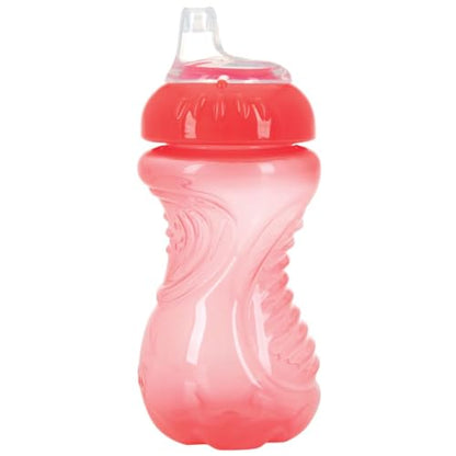 Nuby No-Spill Easy Grip Cup, 10 Ounce, Colors May Vary, 1 Pack