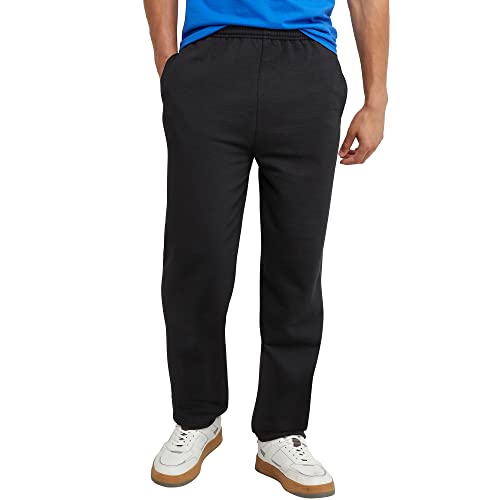 Hanes Men's EcoSmart Open Leg Sweatpants with Pockets