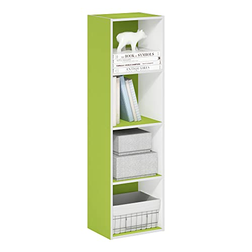 Furinno 4-Tier Modern Open Bookshelf