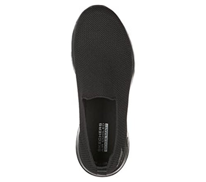 Skechers Men's Go Walk Max-Athletic Air Mesh Slip on Walkking Shoe Sneaker,Black/Black/Black,10.5 M US