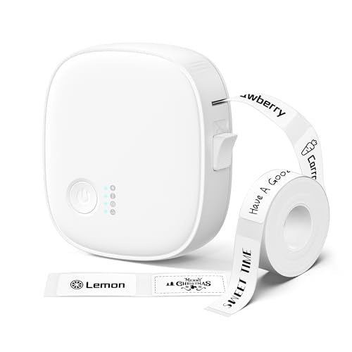 Bluetooth Rechargeable Mini Label Maker with Cutter