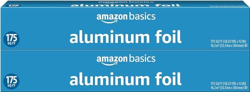 2 Pack Amazon Basics Aluminum Foil 175 Sq Ft