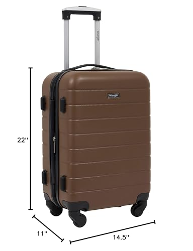 20-Inch Wrangler Smart Luggage Set with USB Port