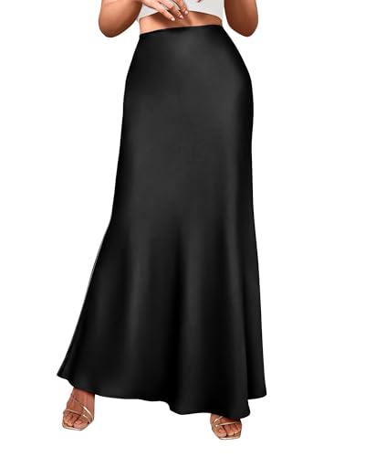 High Waist Business Casual Maxi Skirt