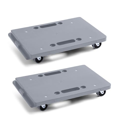 2 Pack Furniture Dolly 4 Wheel Heavy Duty Movers