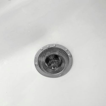 FURNIFE 6pcs Mesh Bathroom Lavatory Sink Strainer, Stainless Steel Slop Basket Filter Trap, 2.12" Top / 1" Sink Strainer, Bathroom Wash Basin Balcony Drain Hole, Utility, Slop, Laundry, RV