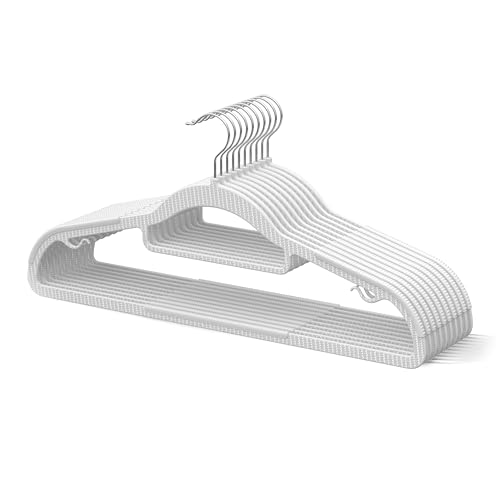 20 Pack Thin Non Slip Space Saving Hangers