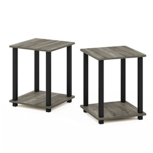 2 Pack End Table Set, Modern Side Tables