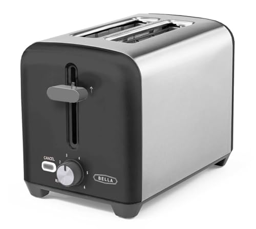BELLA 2 Slice Wide Slot Toaster