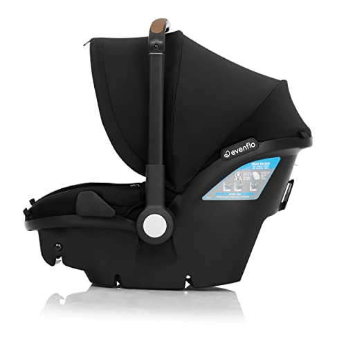 Evenflo Shyft DualRide Infant Car Seat and Stroller Combo with Carryall Storage (Durham Green)