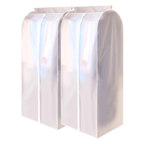 2 Pack 54" Garment Bags for Hanging Clothes