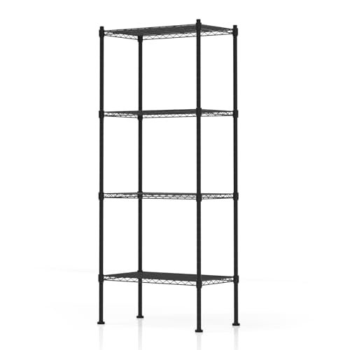 4 Tier Adjustable Heavy Duty Metal Storage Shelves