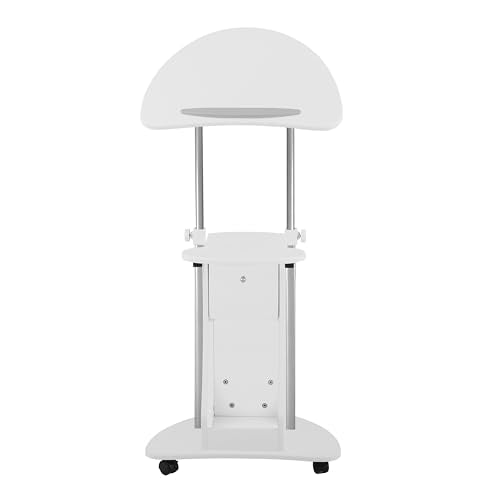 Adjustable Height Rolling Laptop Cart by Techni Mobili