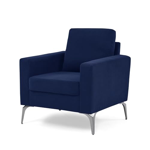 FANYE 3 Pieces Living Room Sofa Sets Include Armchair,Loveseat and 3Seaters Couch,Corduroy Upholstered Tufted Sofa&Couch with 4 Pillows and Metal Legs for Home Office Apartment