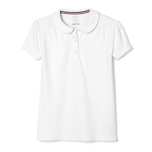 French Toast Girls Short Sleeve Peter Pan Polo Shirt