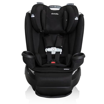 Evenflo Gold Revolve360 Extend All-in-One Rotational Car Seat with SensorSafe (Onyx Black)