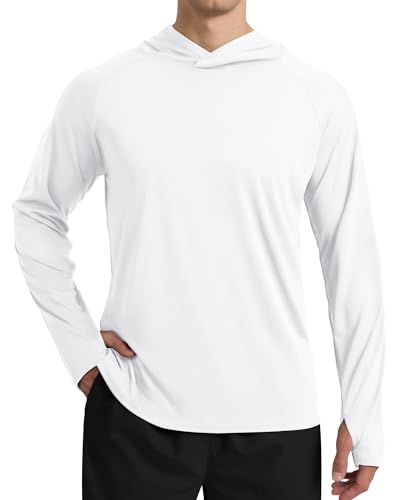 UPF 50+ Long Sleeve Sun Protection Hoodie Shirt